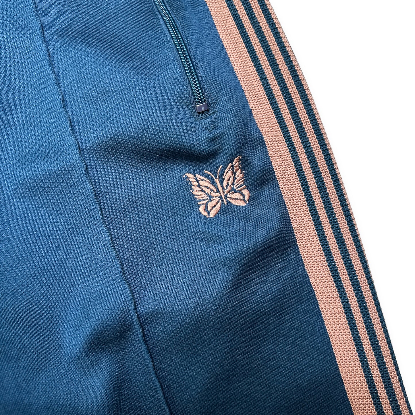 Pantalon de survêtement Needles bleu marine/rose saumon - Taille 30"