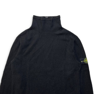 AW01' Stone Island Ribbed Cotton Roll Neck - Large