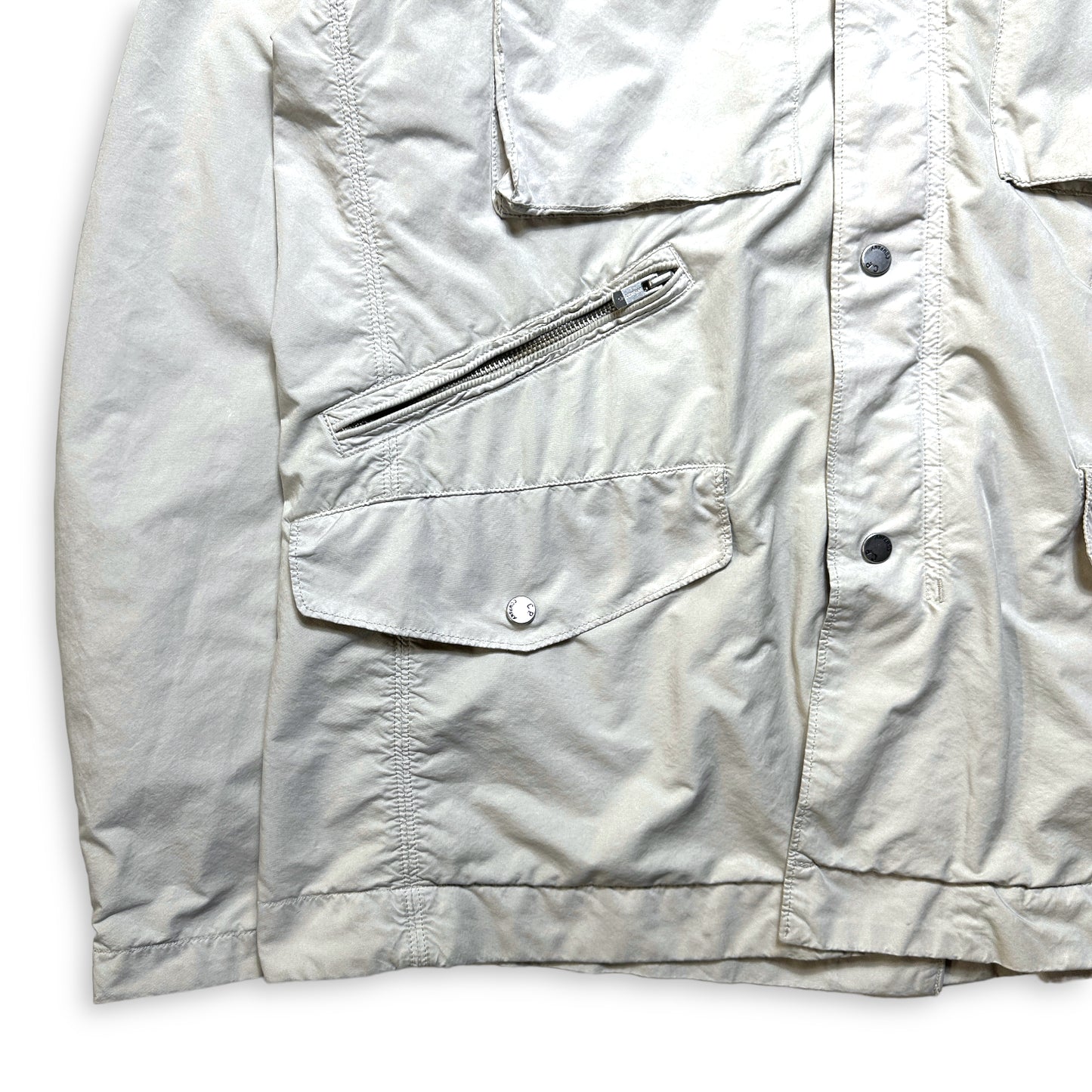CP Company Off White Multi Pocket Watch Viewer Jacket - Large