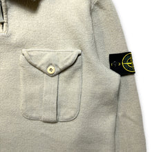 Load image into Gallery viewer, Early 2000&#39;s Stone Island Ribbed Cotton Quarter Zip - Small / Medium