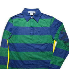 Load image into Gallery viewer, Comme Des Garcons Striped Longsleeve Polo Shirt - Small