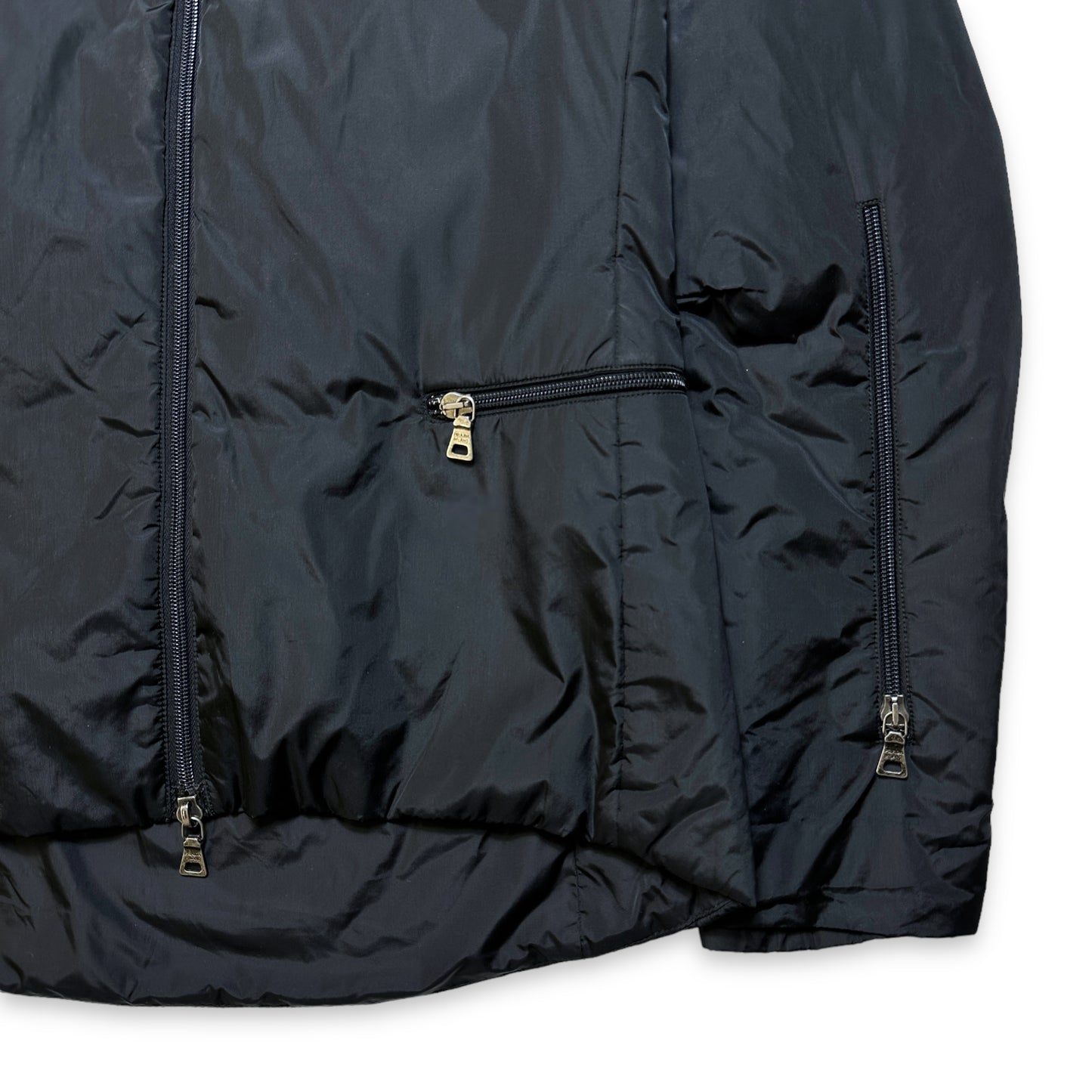 SS99’ Prada Sport 2in1 Black Jacket/Bag - Women's 6-8