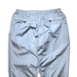 Pantalon en nylon bleu bébé Prada Sport SS00 - Taille 28"/30"