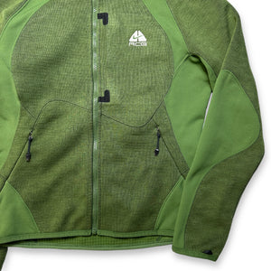 Nike ACG Two-Tone Green Panelled Fleece - Small / Medium