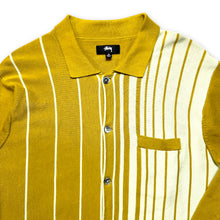 Charger l&#39;image dans la galerie, Cardigan jaune tricoté Stüssy - Moyen