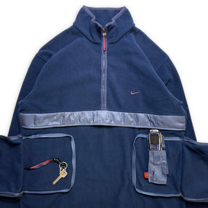 Nike 3D Pocket Fleece Half Zip du début des années 2000 - Grand / Extra Large