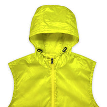 Load image into Gallery viewer, SS99&#39; Prada Sport Bright Yellow Hooded Vest - Medium