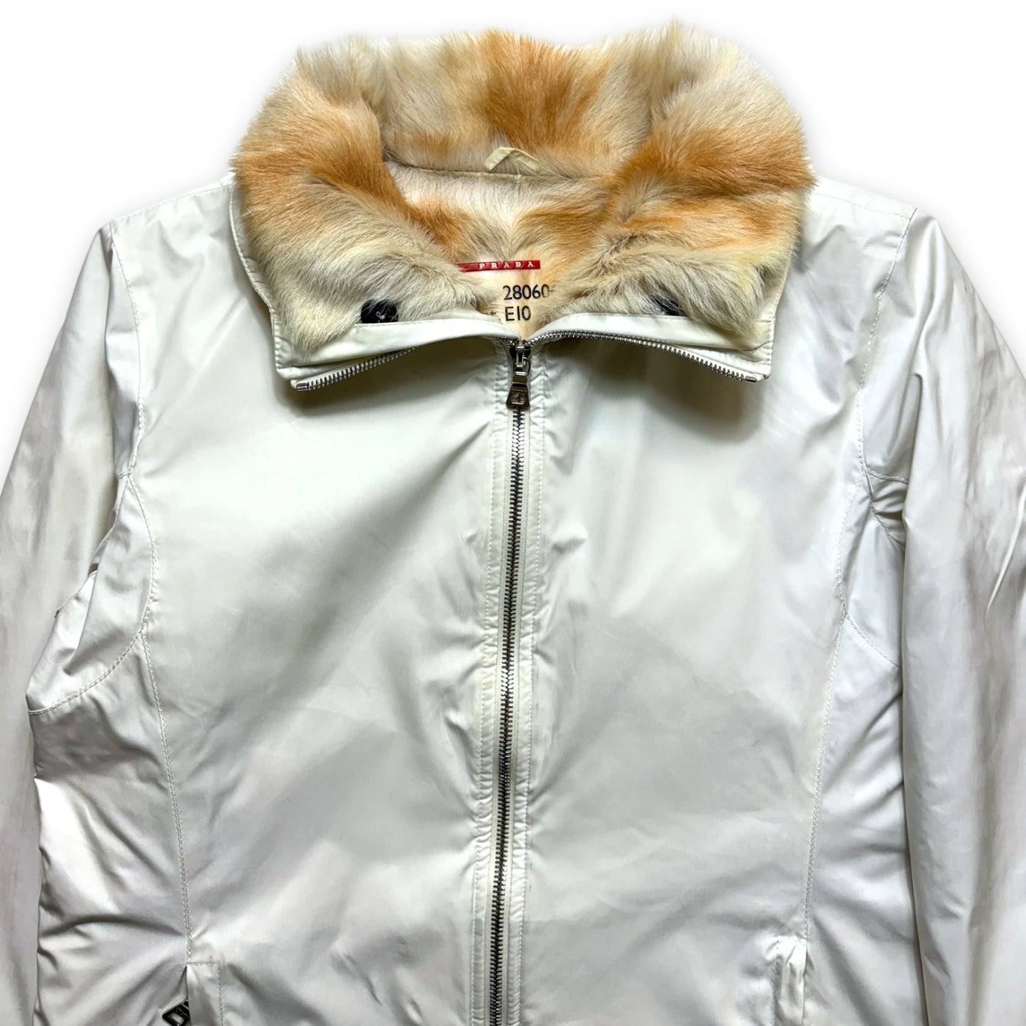 Early 2000's Prada Dyed Goat Fur Lined Jacket - Womens 6-8