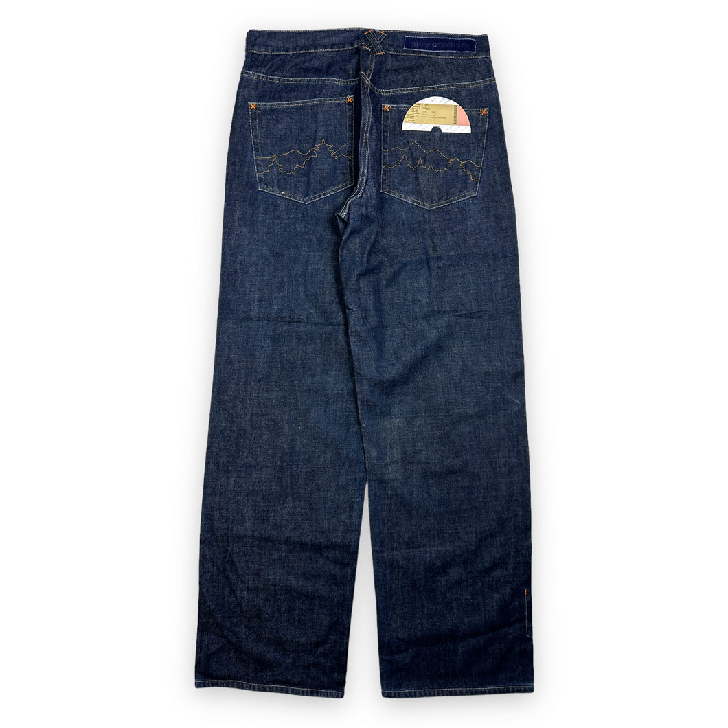 Maharishi Baggy Washed 14oz Japanese Redline Denim Jeans du début des années 2000 - Plusieurs tailles