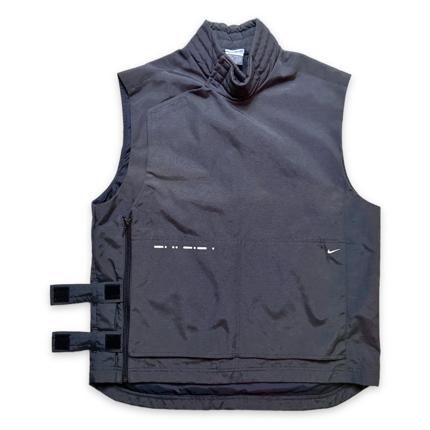 Nike Morse Code Technical Asymmetric Closure Vest - Large / Extra Large
