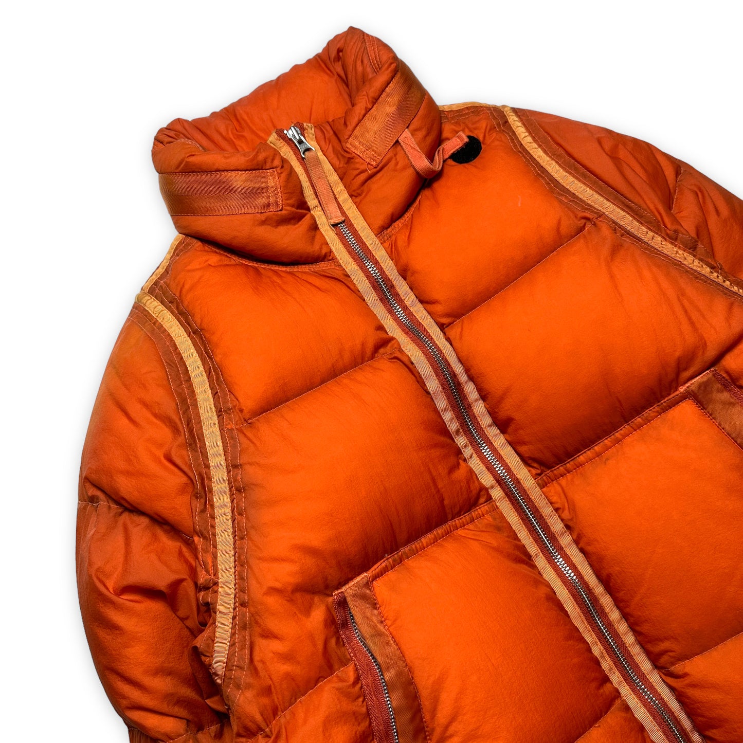 AW08' Doudoune en duvet d'oie opaque orange vif Stone Island - Moyen