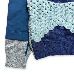 Craig Green Panelled Crochet Jumper - Small