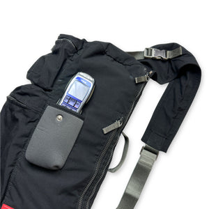 Early 2000's Prada Sport Multi Pocket Cross Body Bag