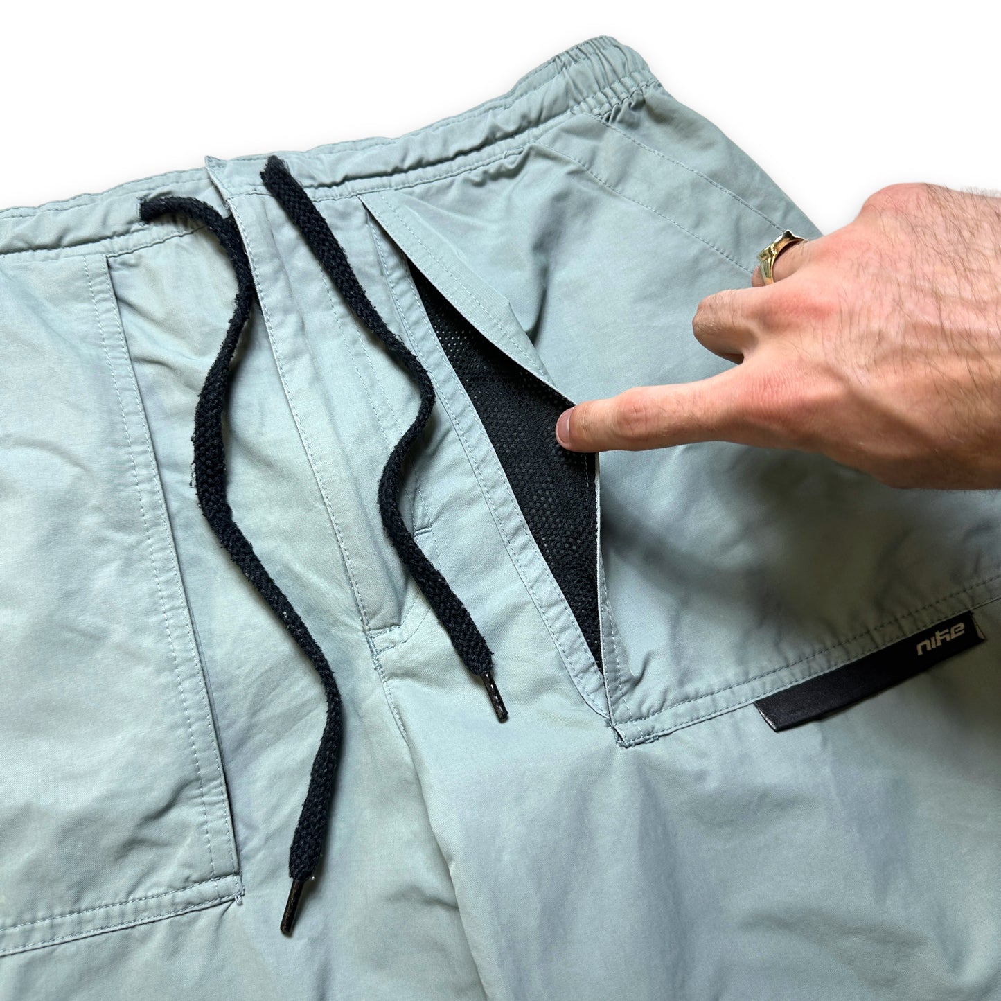 Nike Turquoise Long Shorts - 28-32" Waist