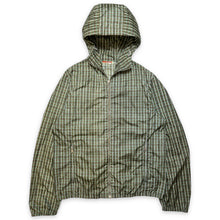Load image into Gallery viewer, Early 2000&#39;s Prada Nylon Plaid Hooded Jacket - Small / Medium