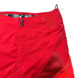 Oakley Bright Red Ventilated Shorts - Medium