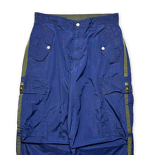 Charger l&#39;image dans la galerie, Nesi AG Pantalon cargo baggy bleu royal Ripstop - Taille 34&quot; 