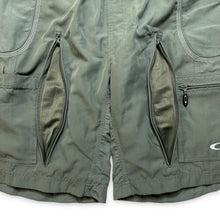 Load image into Gallery viewer, Oakley Software Khaki Green Ventilated Cargo Shorts - Large