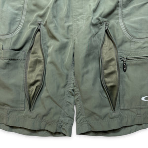 Oakley Software Khaki Green Ventilated Cargo Shorts - Large