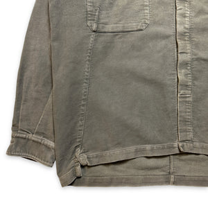 1990's Stone Island Moleskin Buttoned Shirt - Large / Extra Large