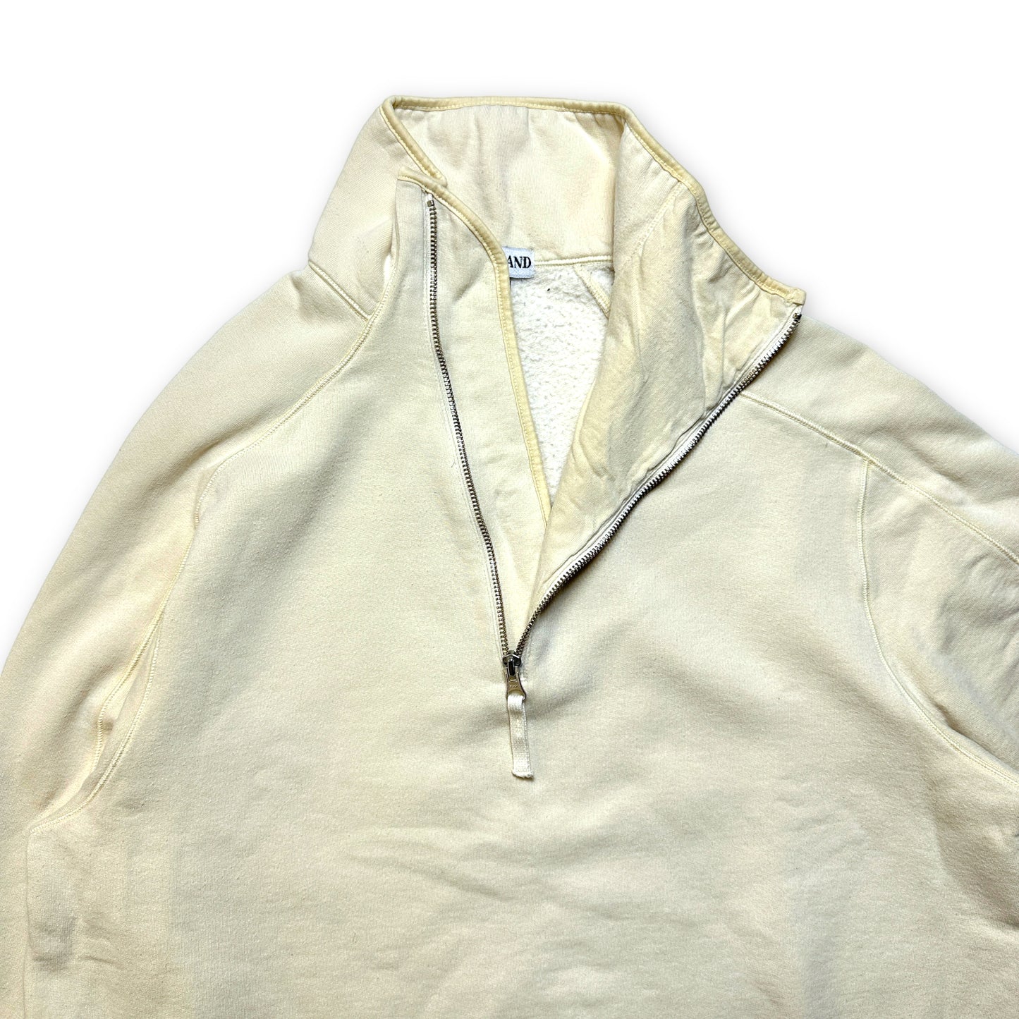 Stone Island Off White 1/4 Zip du début des années 2000 - Grand / Extra Large