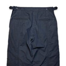 Charger l&#39;image dans la galerie, Pantalon Maharishi bleu marine à jambe droite et couture centrale - Taille 32/34&quot;