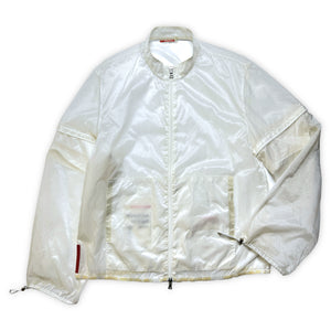 SS99' Prada Sport Polyurethane 2in1 Semi Transparent Jacket - Large / Extra Large