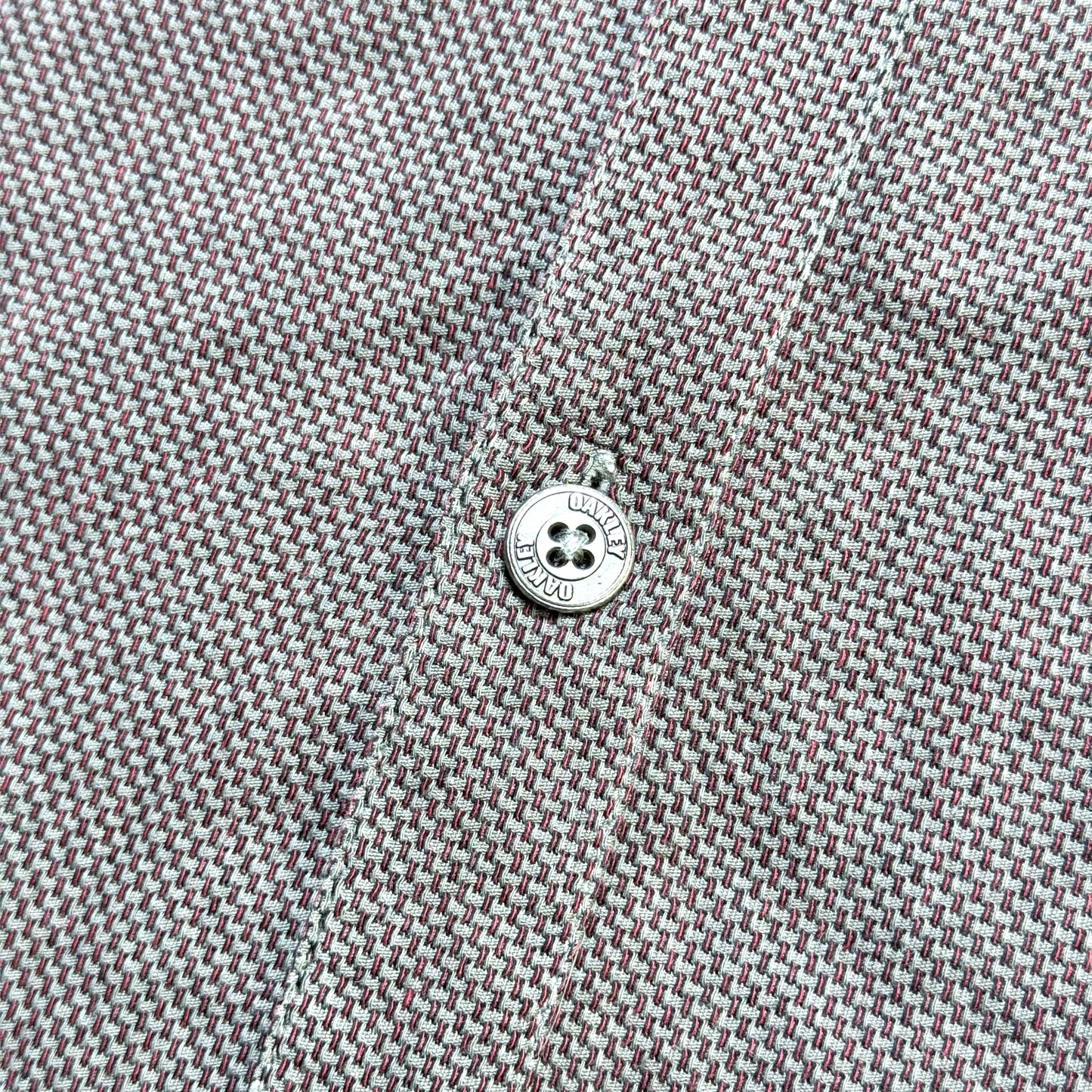 Oakley Woven Cotton Short Sleeve Button Shirt - Extra Large