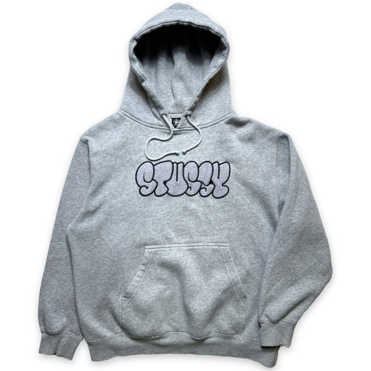Sweat à capuche Stüssy Haze Bubble Font du début des années 2000 - Moyen / Grand