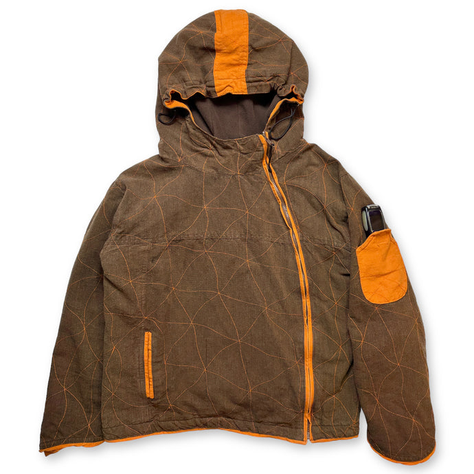 Early 2000's Asymmetrical Zip Fleece Lined Jacket - Small
