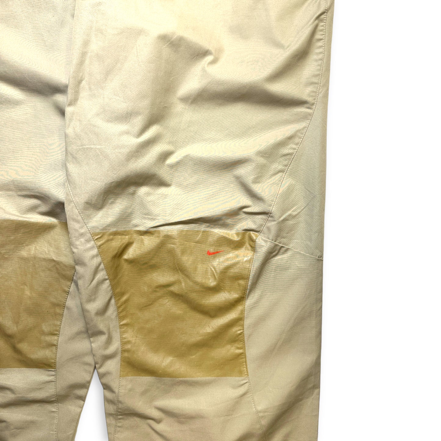 Nike Morse Code Panelled Beige Bottoms - Extra Large