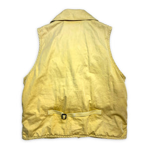 SS95’ Stone Island Honeycomb Yellow Multi Pocket Vest - Small