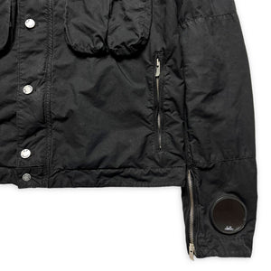 CP Company Baruffaldi Black Technical Hooded Jacket SS08' - Small