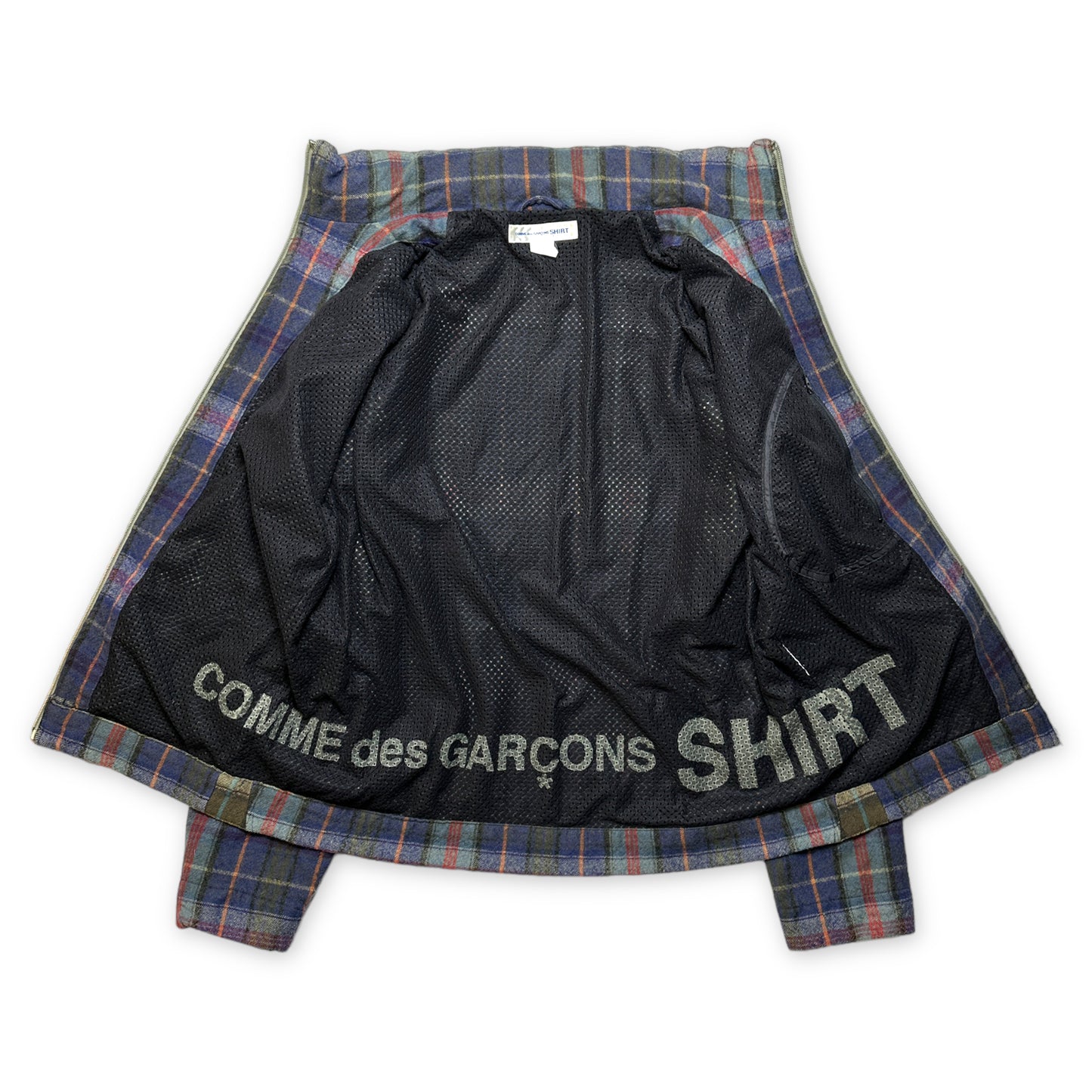 2008 Comme Des Garcons SHIRT Plaid Jacket - Large