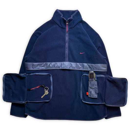 Nike 3D Pocket Fleece Half Zip du début des années 2000 - Grand / Extra Large