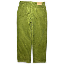 Load image into Gallery viewer, Stüssy Big Ol Sage Green Corduroy Trousers - 30&quot; Waist