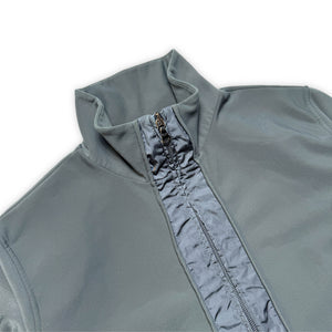 Veste de survêtement Prada Sport Grey Split Panel du début des années 2000 - Petite