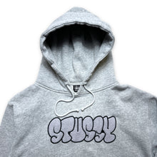 Load image into Gallery viewer, Early 2000&#39;s Stüssy Haze Bubble Font Hoodie - Medium / Large