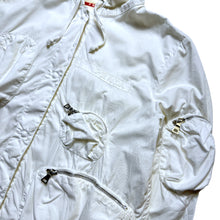 Load image into Gallery viewer, Early 2000&#39;s Prada Sport Pure White Multi Pocket Cropped Jacket - Womens 6-8