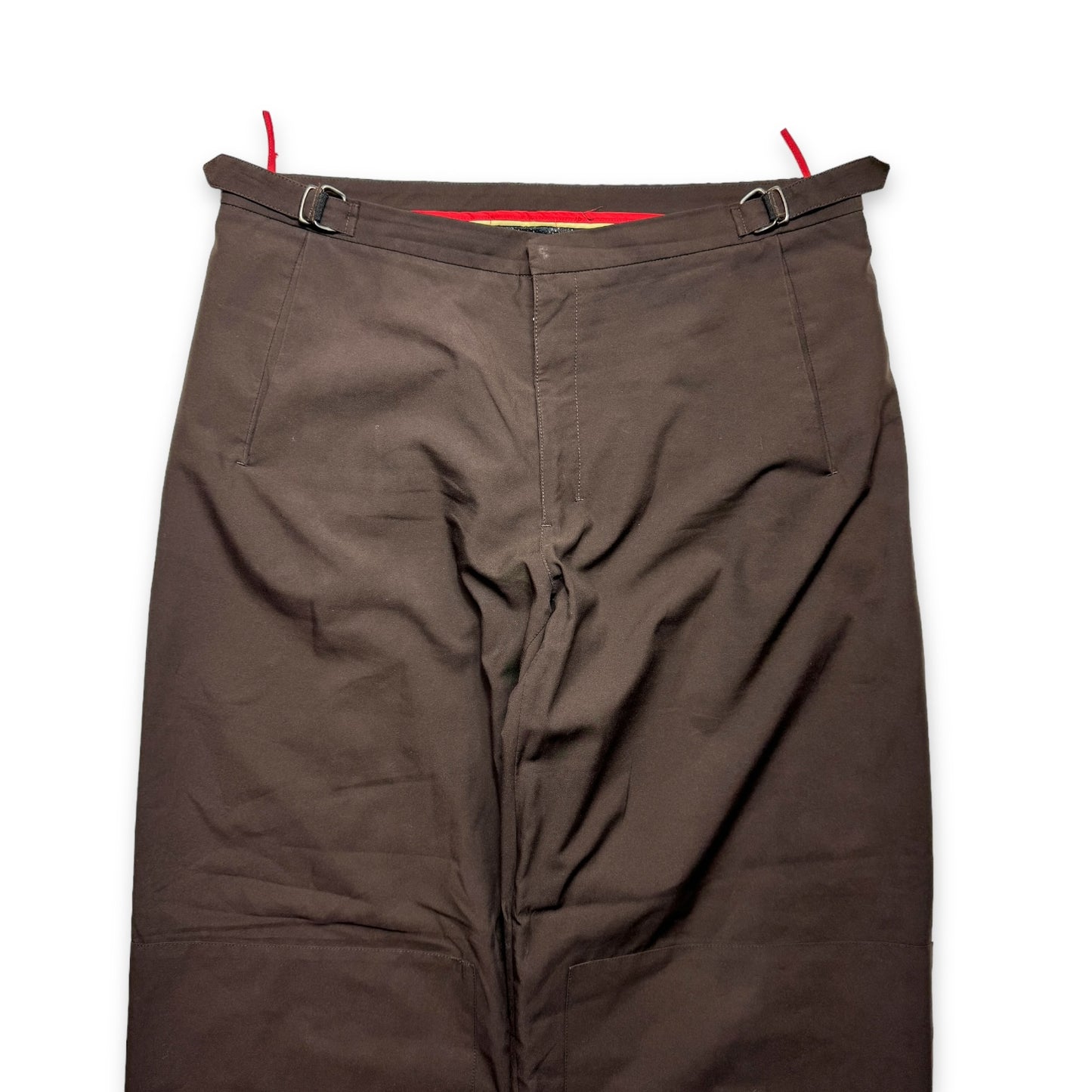 SS99' Prada Sport Gore-Tex Chocolate Brown Baggy Strap Pant