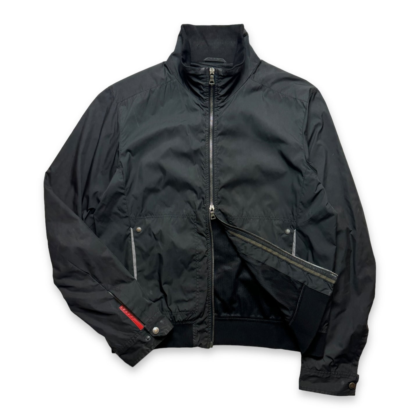 Prada Sport Black Harrington Jacket - Medium / Large