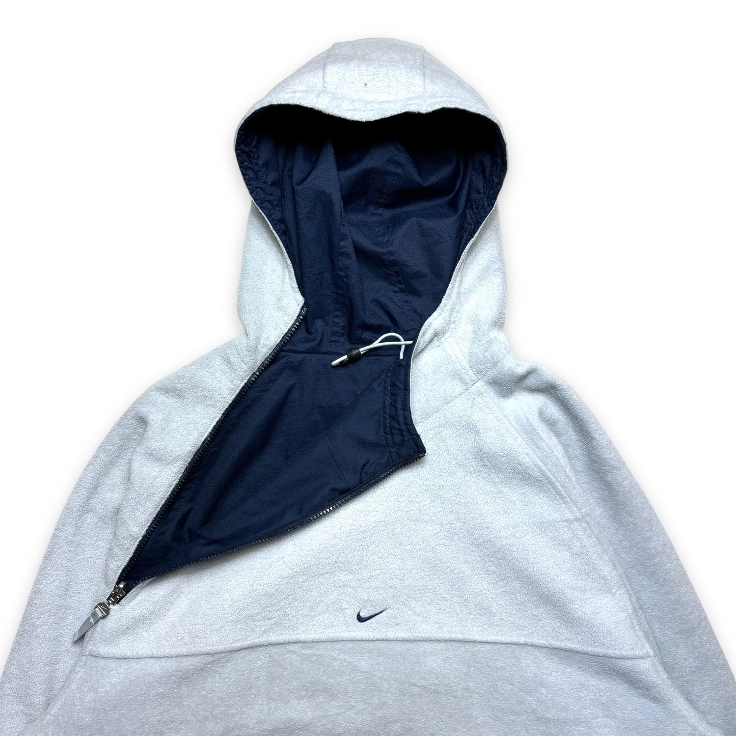 Early 2000's Nike 2in1 Reversible Nylon/Fleece Pullover