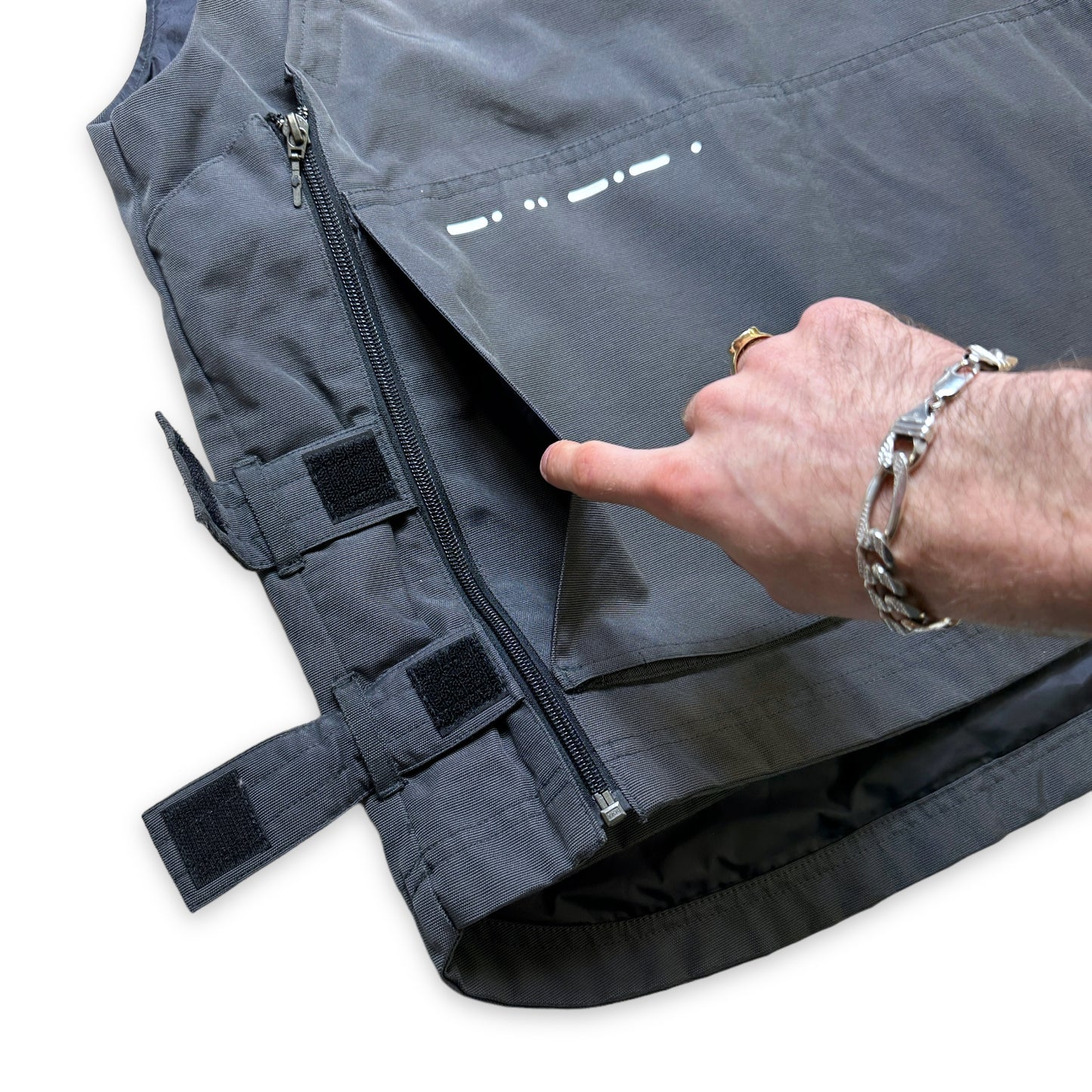 Nike Morse Code Technical Asymmetric Closure Vest - Large / Extra Large