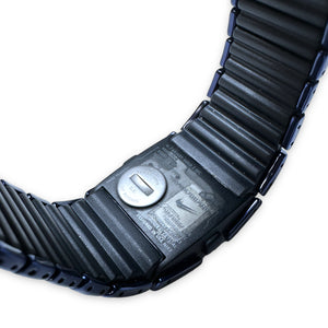 Montre numérique Nike D-Line en acier inoxydable du début des années 2000