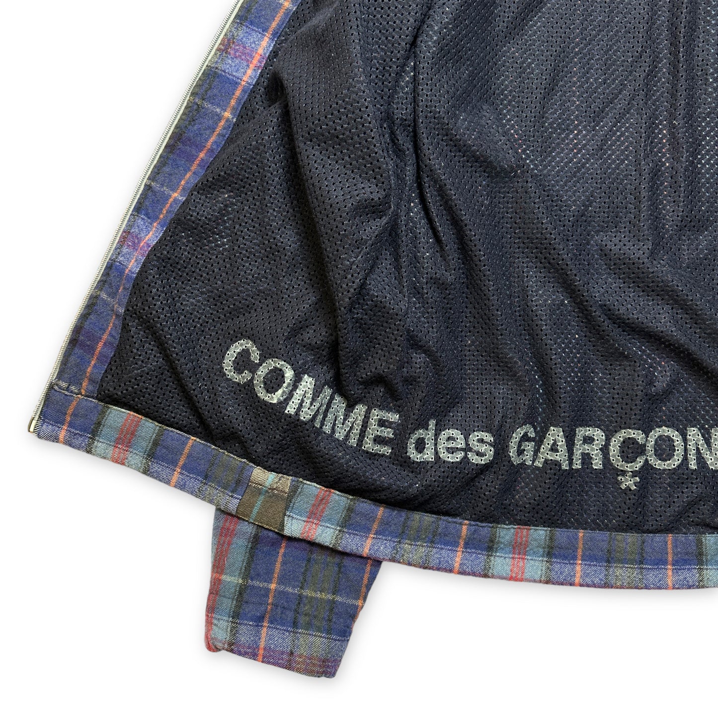 2008 Comme Des Garcons SHIRT Plaid Jacket - Large