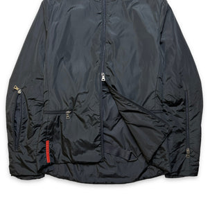 SS99’ Prada Sport 2in1 Black Jacket/Bag - Women's 6-8