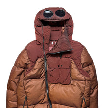 Load image into Gallery viewer, CP Company Burgundy Bi-Mesh Down Goggle Jacket - Medium / Large