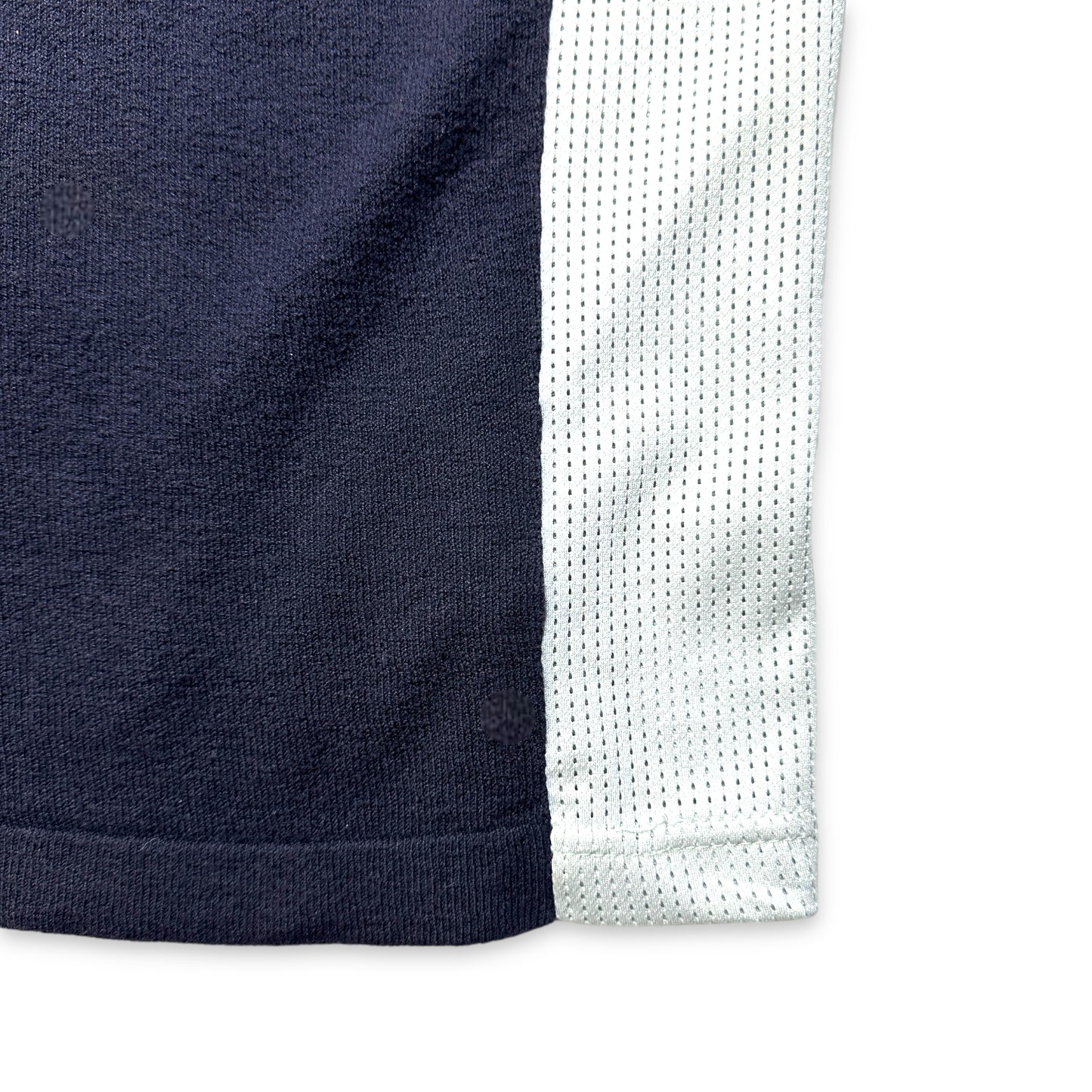 Comme Des Garcons SHIRT Panelled Knit Polo Top - Medium / Large