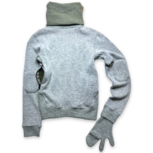 Charger l&#39;image dans la galerie, 1990&#39;s Maharishi Roll Neck Knitted Pullover w/Built-In Removable Glove - Womens 4-6