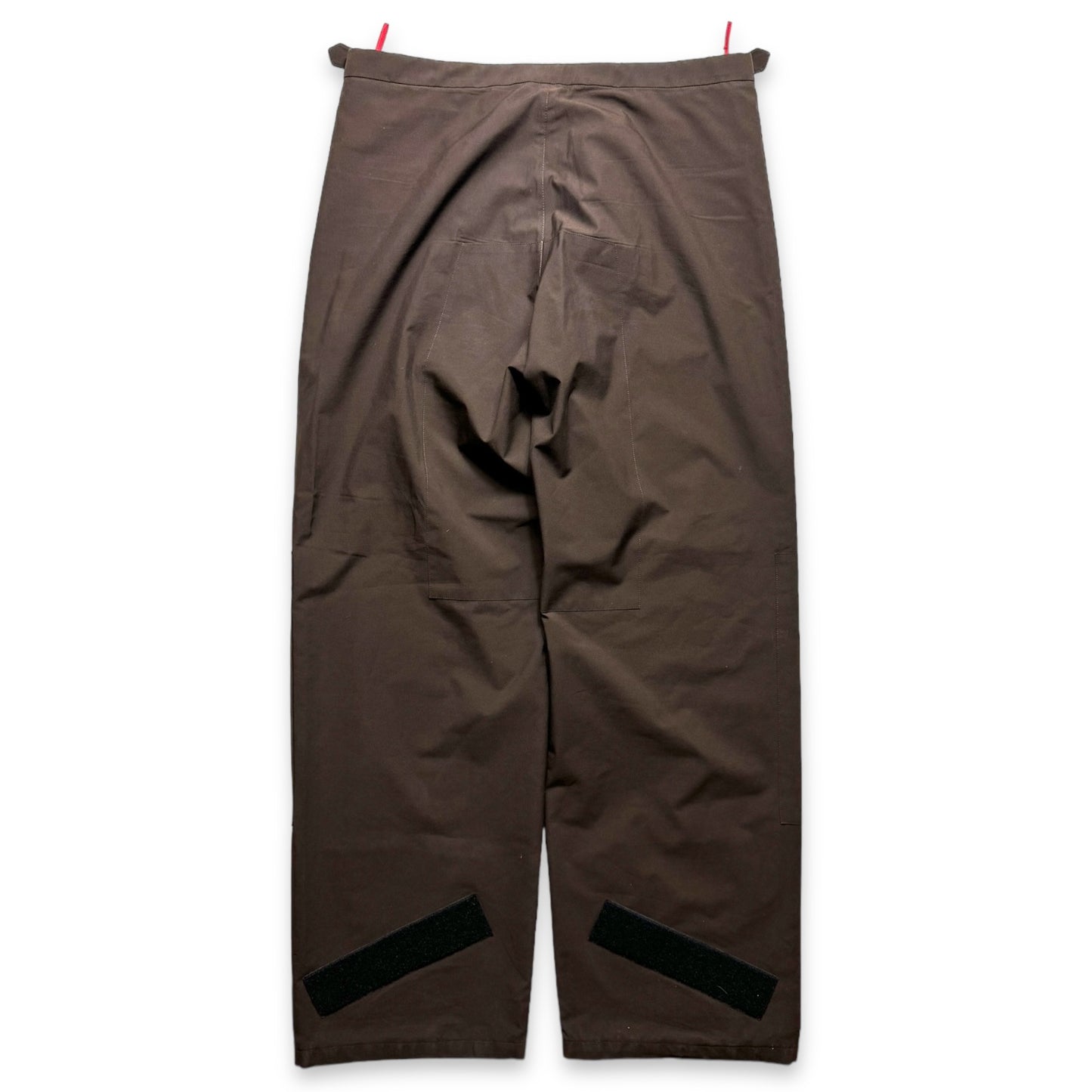 SS99' Prada Sport Gore-Tex Chocolate Brown Baggy Strap Pant
